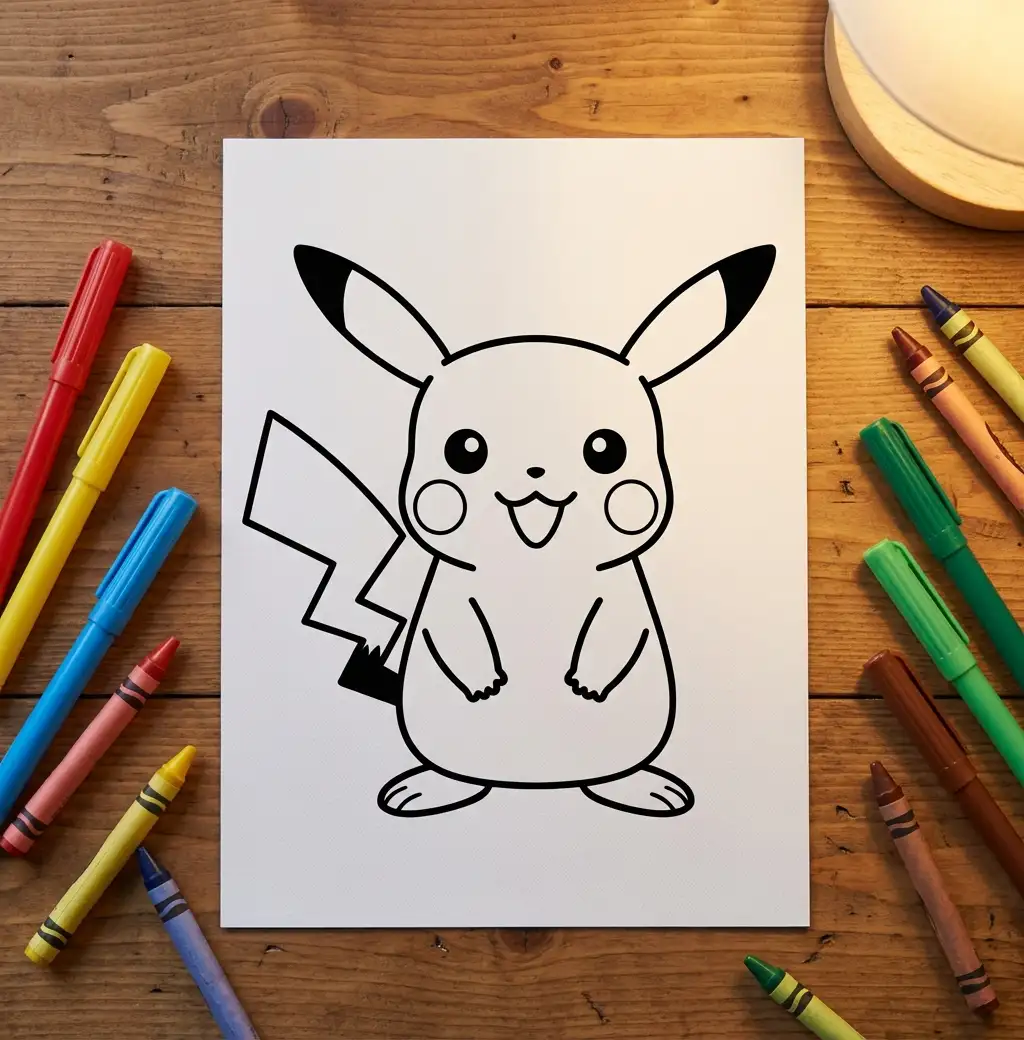 How to Draw Pikachu, Step by Step