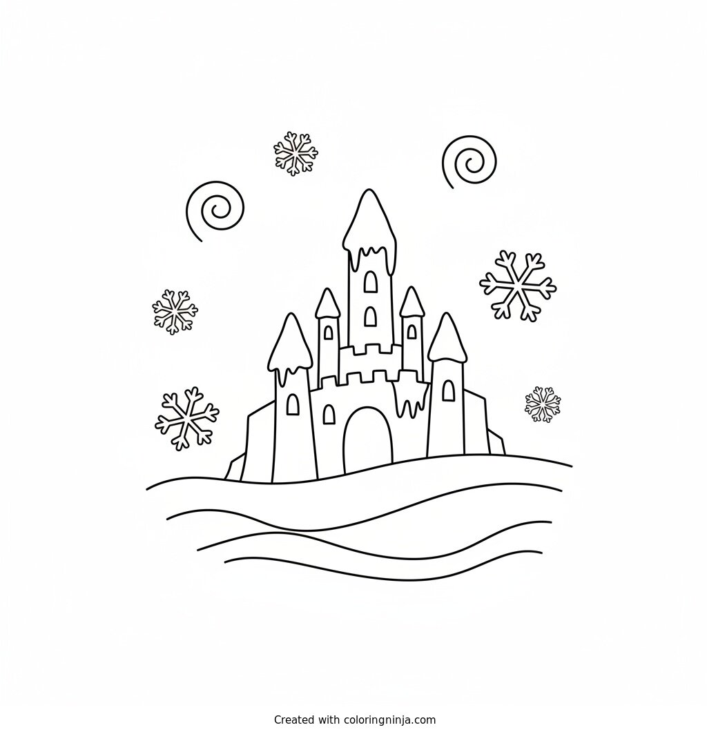 A coloring page of 2D white background and white text with Arial font style says Victor's Second Disney Frozen Movie 2019 on it without any pictures of humans, without any pictures of animals, without any pictures of birds, and without any pictures of insects.