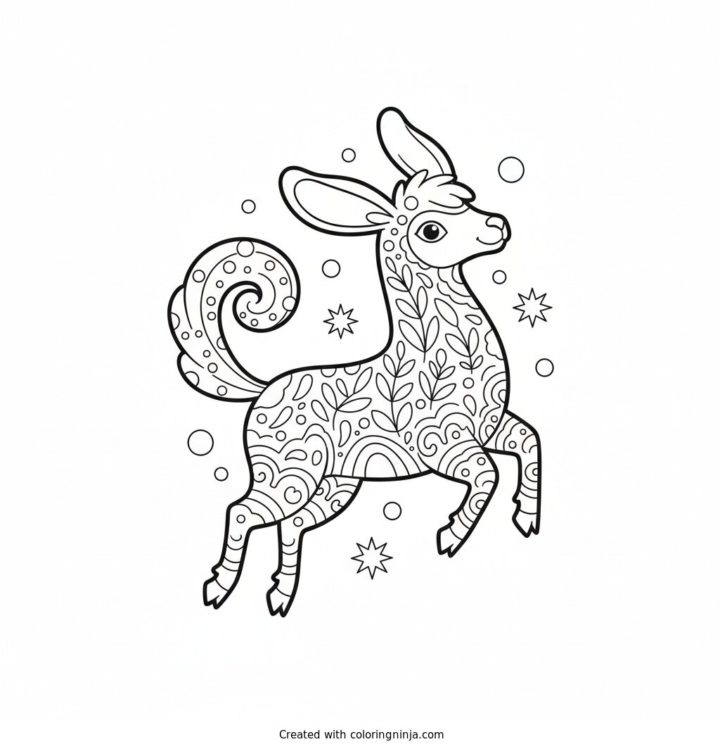 Coloring page of اللالا







