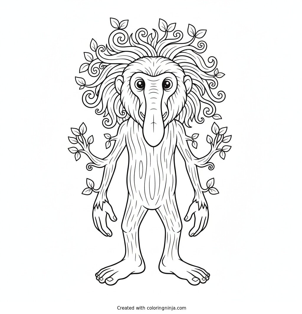 Brr Brr Patapim Coloring Page