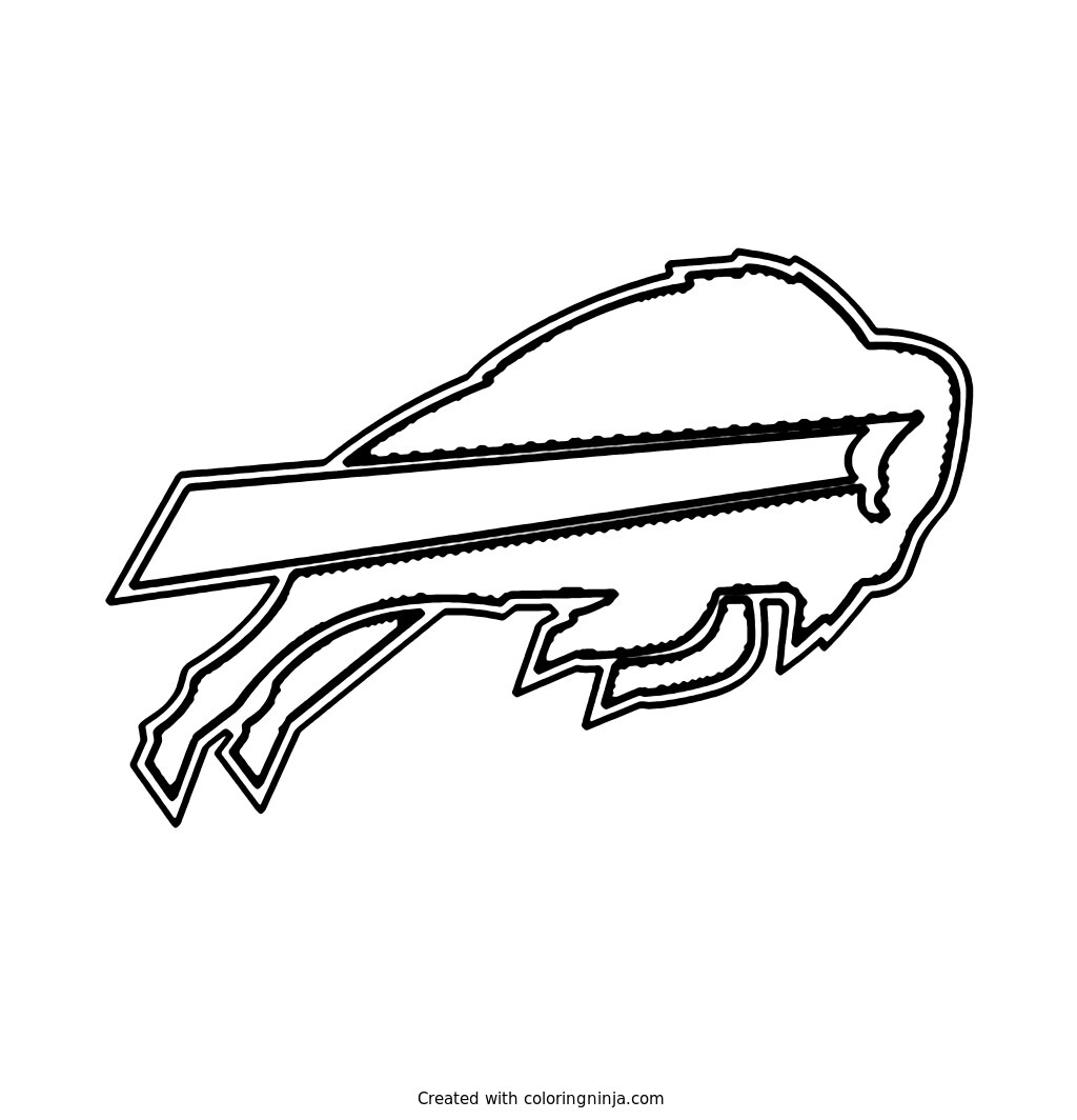 Buffalo Bills Logo Coloring Page