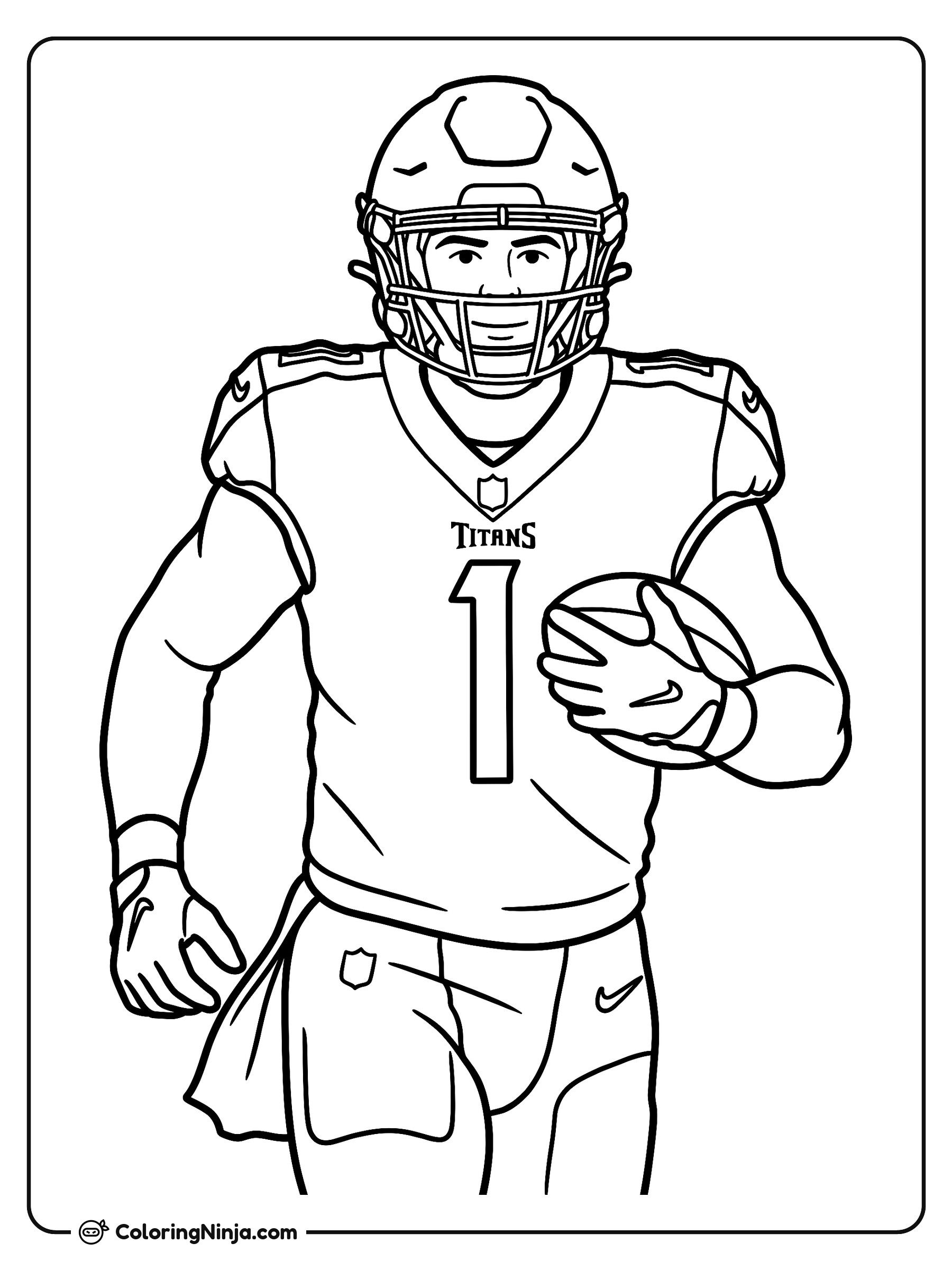 Cam Ward en el túnel de entrada: dibujo para colorear