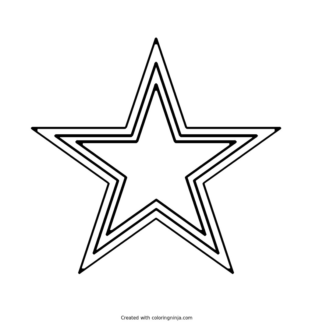 Dallas Cowboys Logo Coloring Page