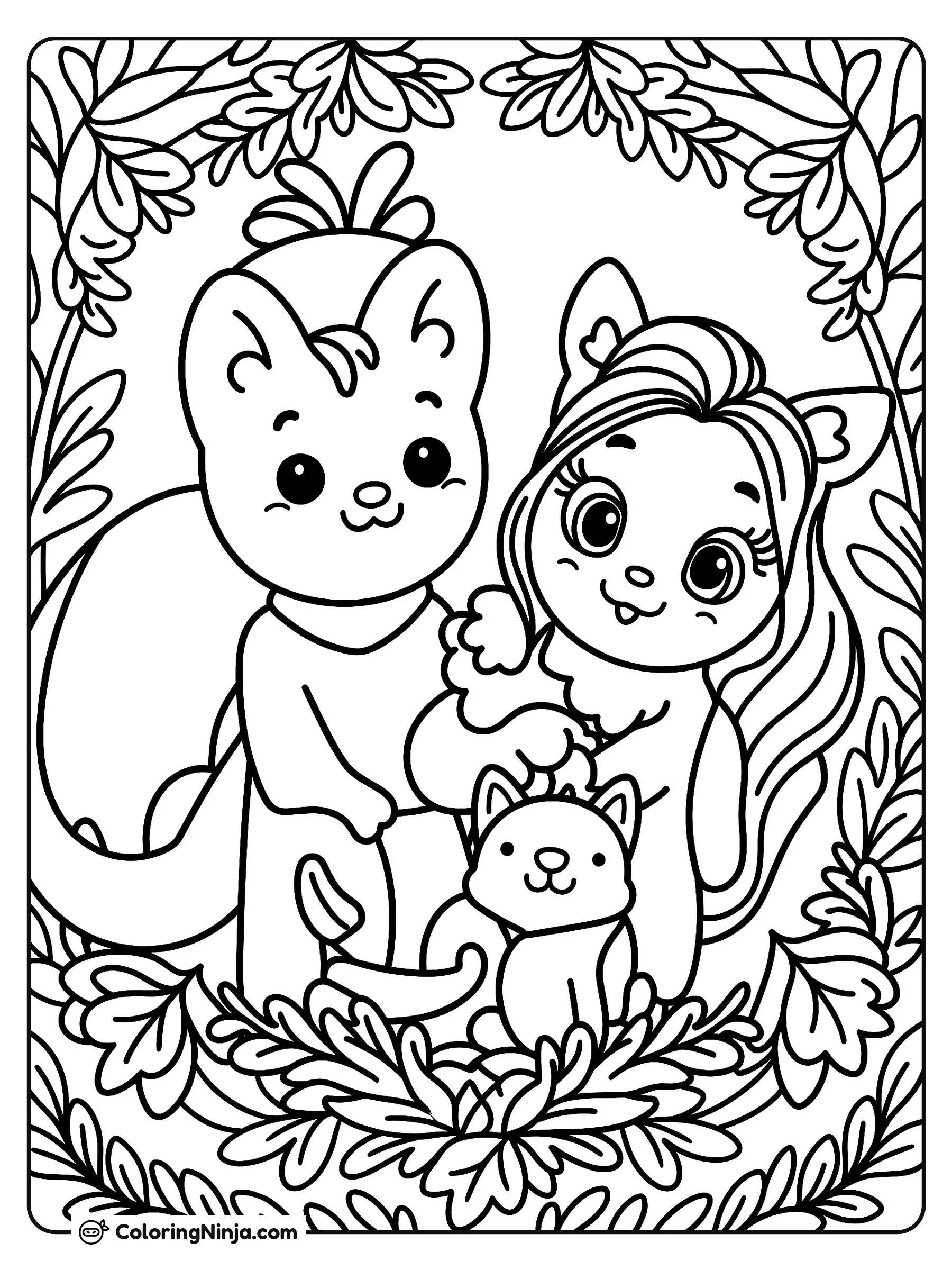 Echoes of the Realm Coloring Page: This coloring page is titled Echoes of the Realm Coloring Page and features a scene inspired by the theme echoes of the realm.