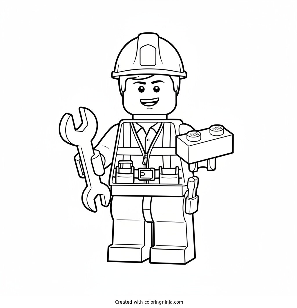 Coloring page of Emmet Jonson 