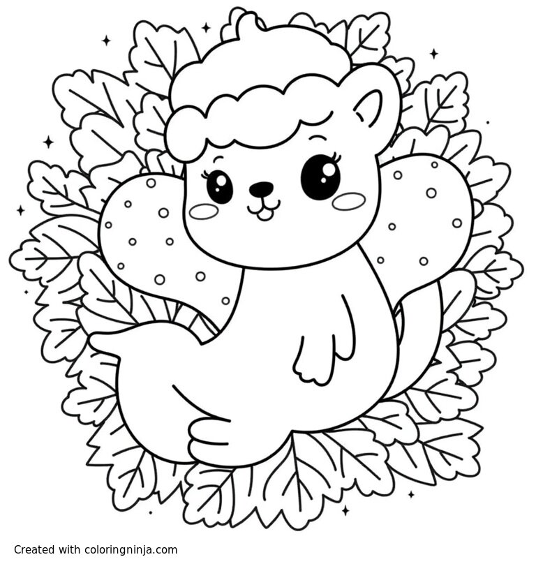 A coloring page of GPUs go BRRRRRR