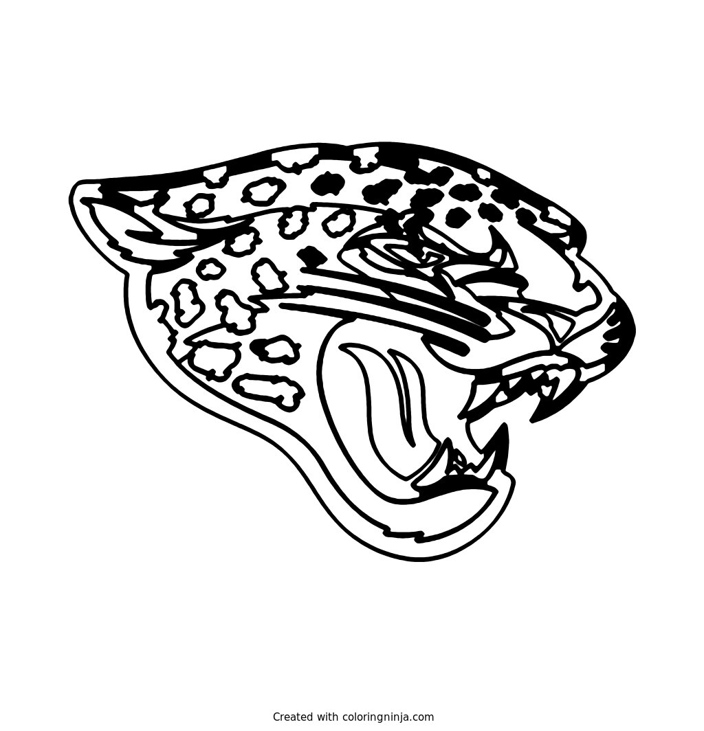 Jacksonville Jaguars Logo Coloring Page