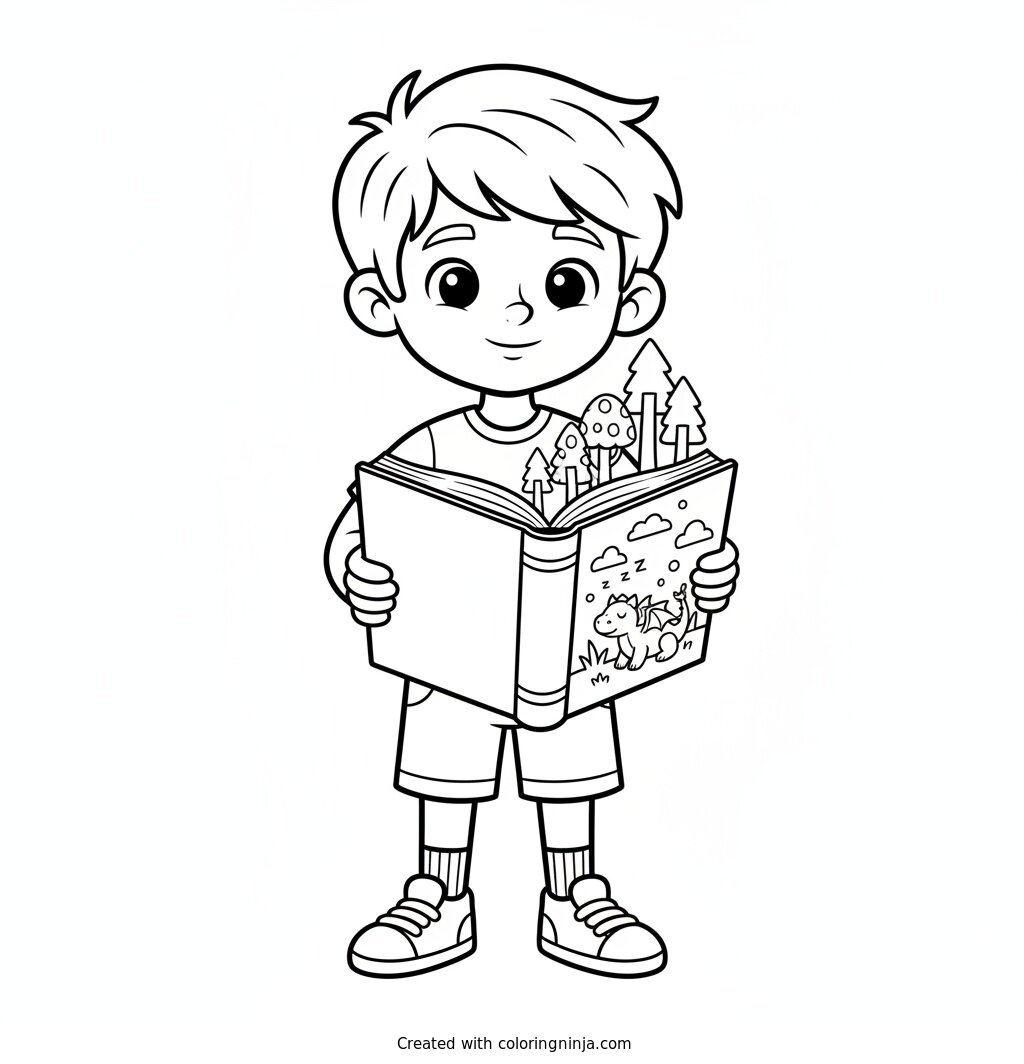 Coloring page of lucas coloring page
