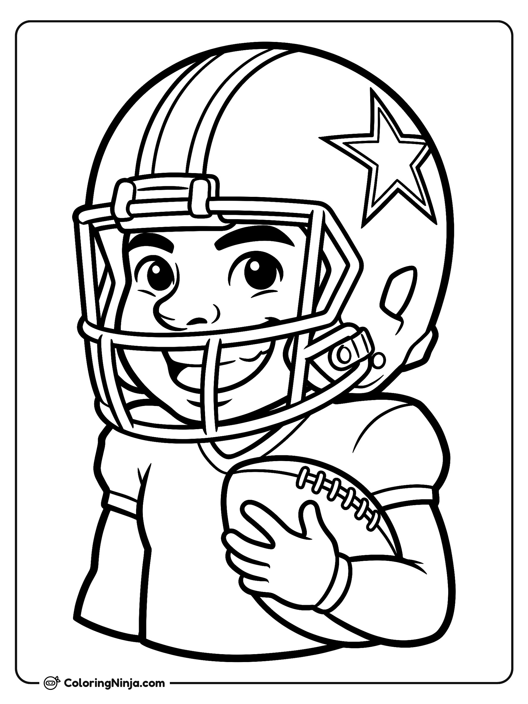 Retrato animado de Micah Parsons: dibujo para colorear