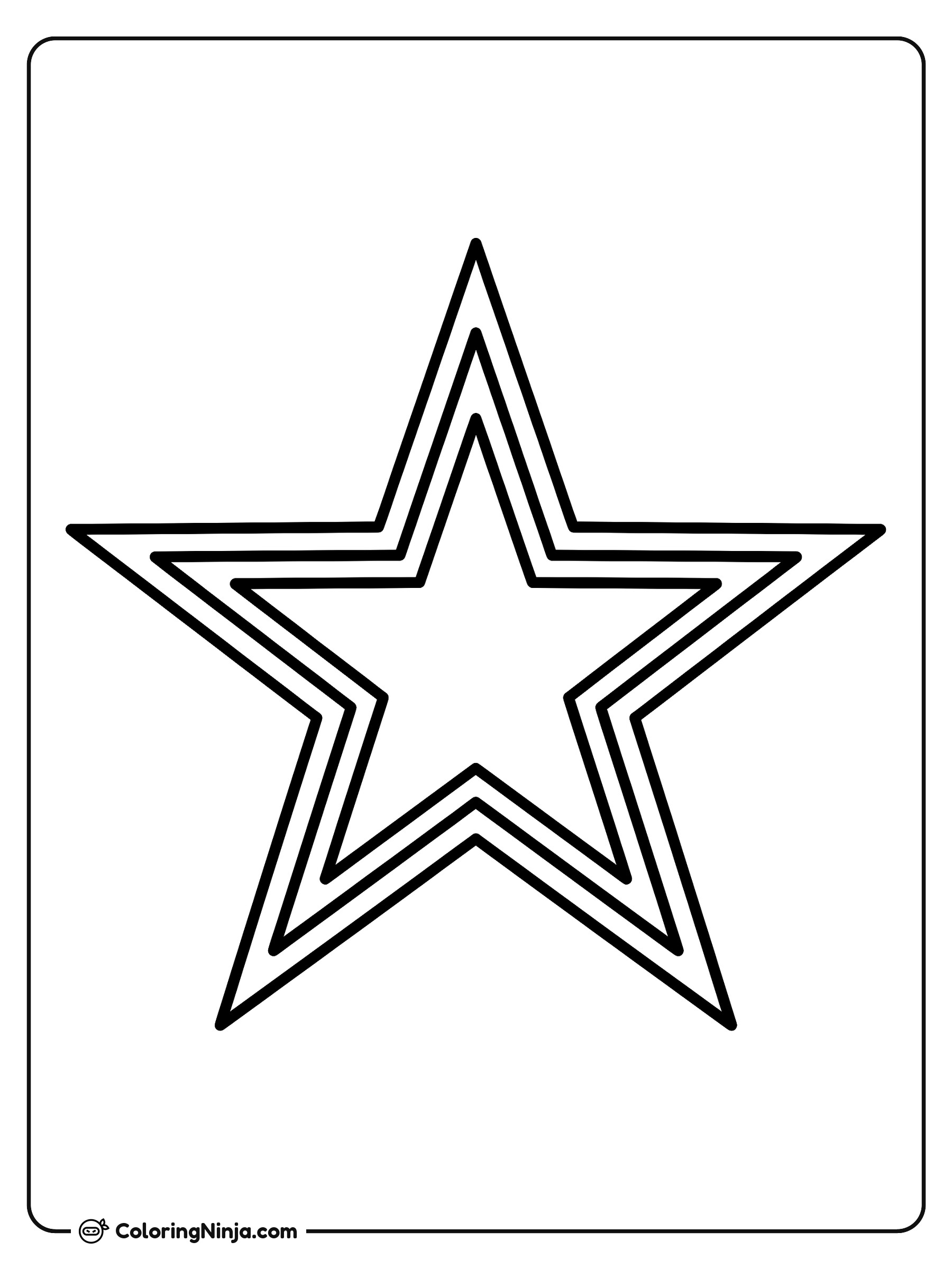 Logo de Estrella North Queensland Cowboys: dibujo para colorear