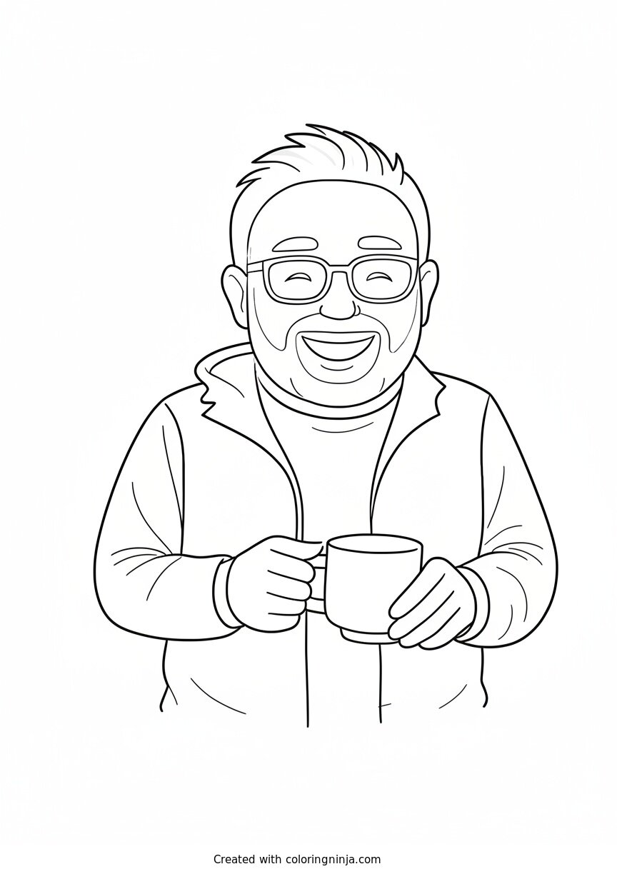 Coloring page of Photo to coloring page