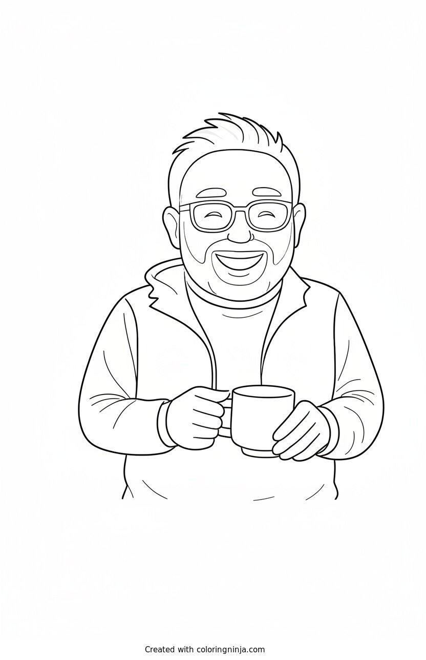 Coloring page of Photo to coloring page