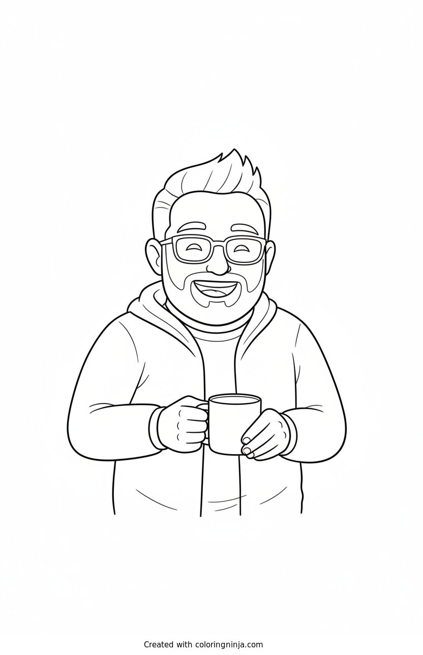 Coloring page of Photo to coloring page