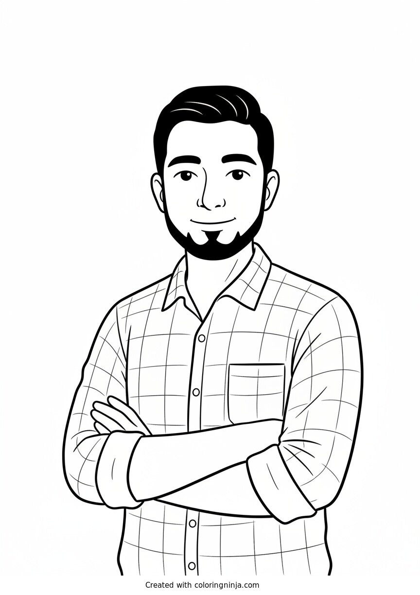 Coloring page of Photo to coloring page