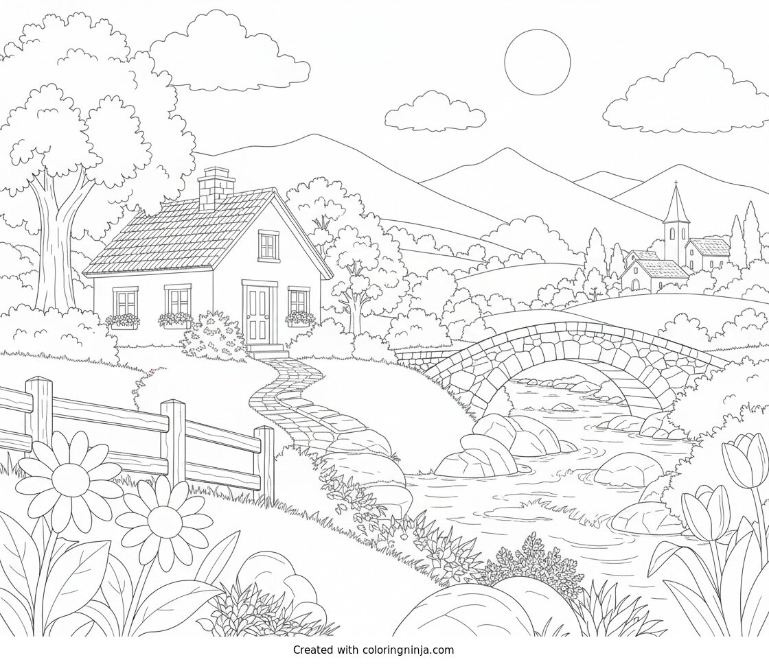 Coloring page of Photo to coloring page