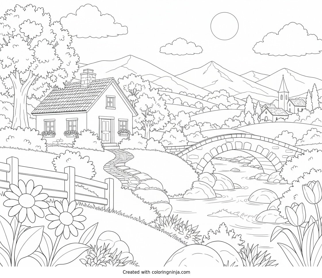 Coloring page of Photo to coloring page