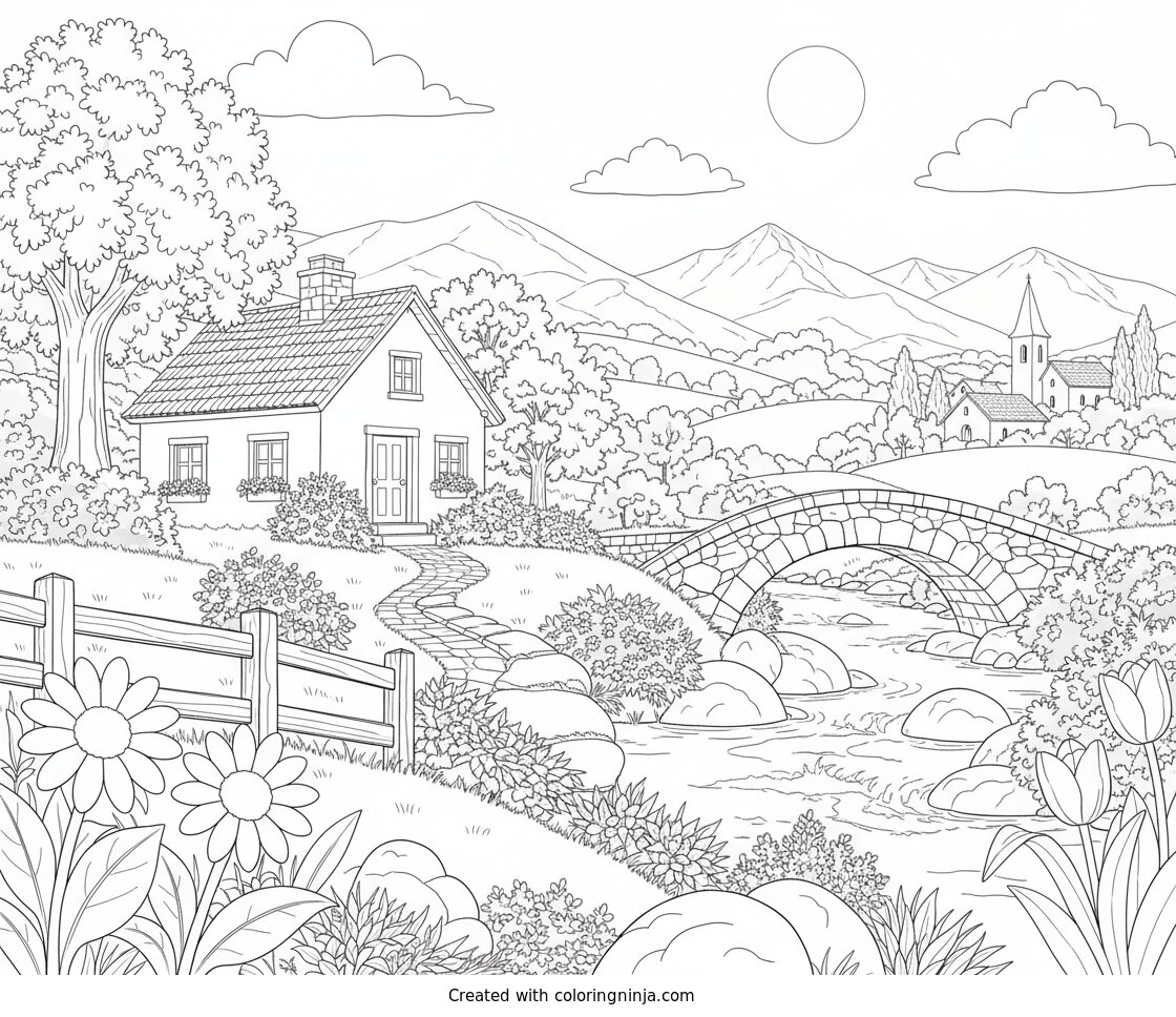 Coloring page of Photo to coloring page