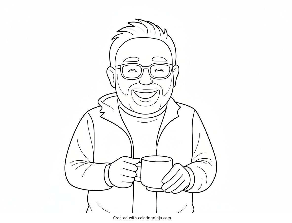 Coloring page of Photo to coloring page