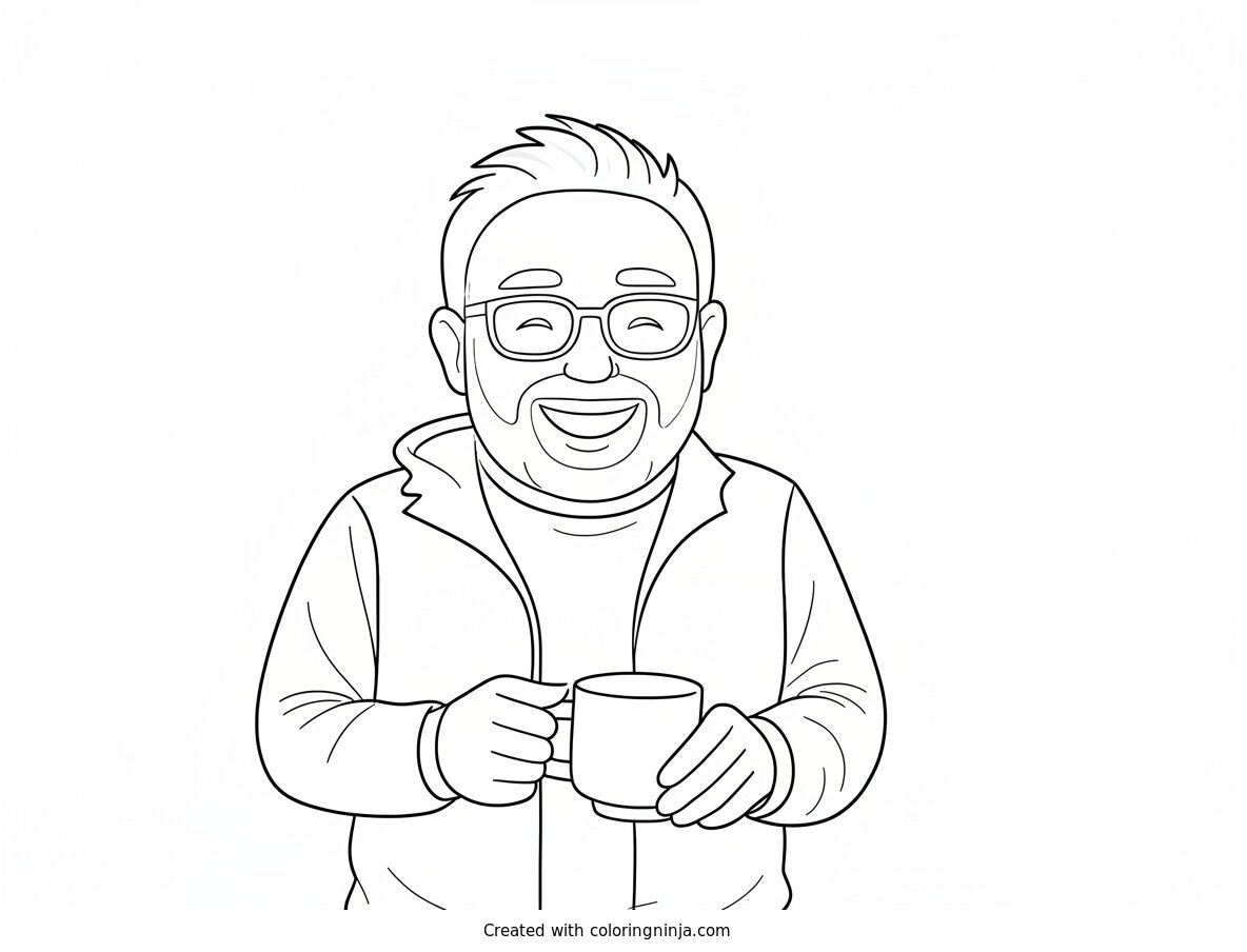 Coloring page of Photo to coloring page