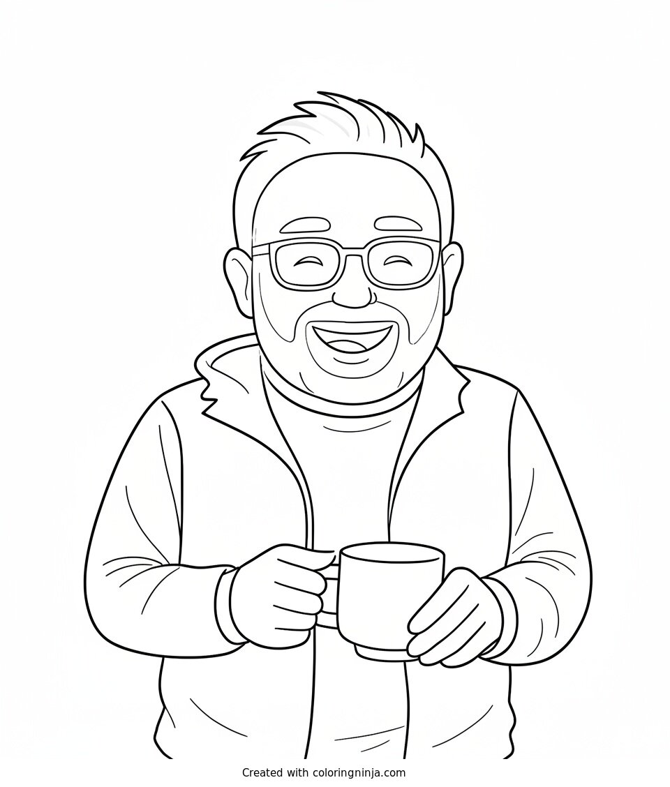 Coloring page of Photo to coloring page