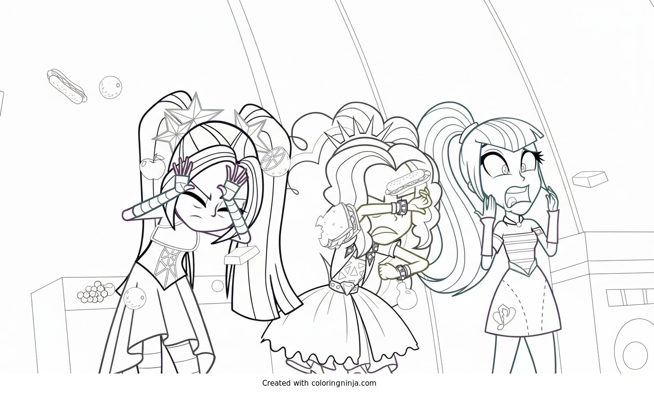 Coloring page of Photo to coloring page
