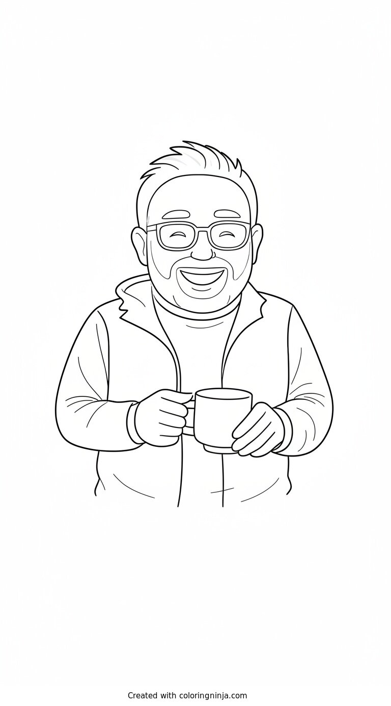 Coloring page of Photo to coloring page