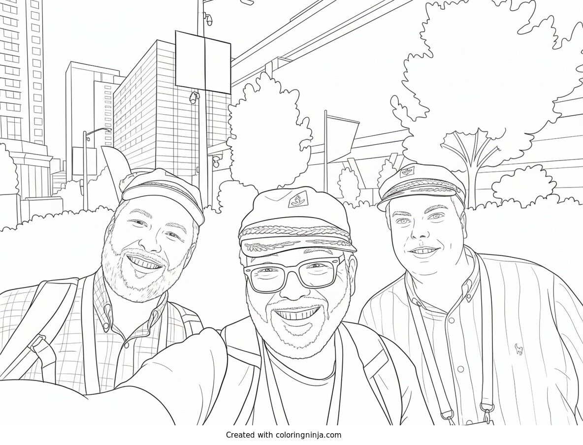 Coloring page of Photo to coloring page