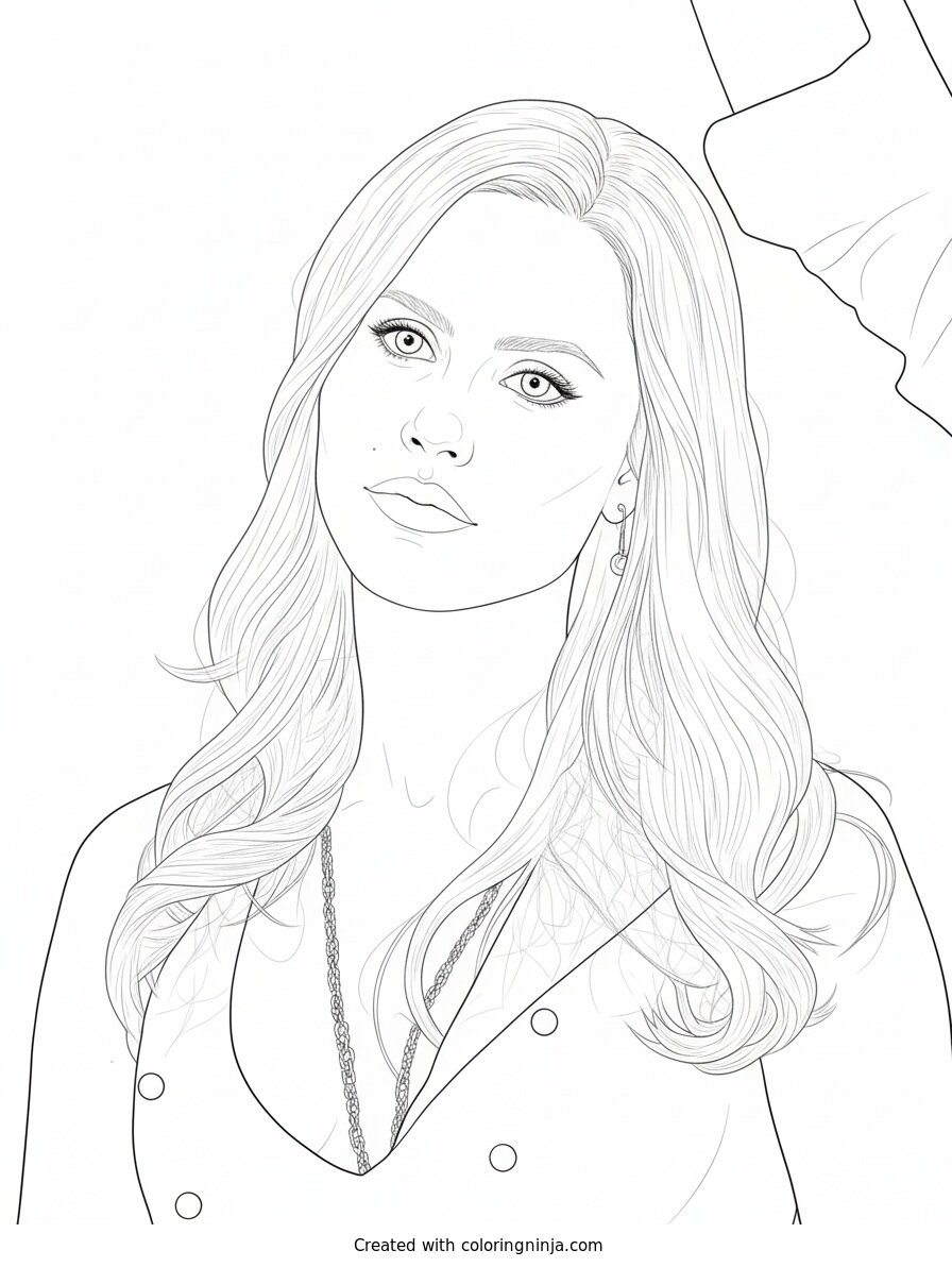 Rebekah Mikaelson Coloring Page