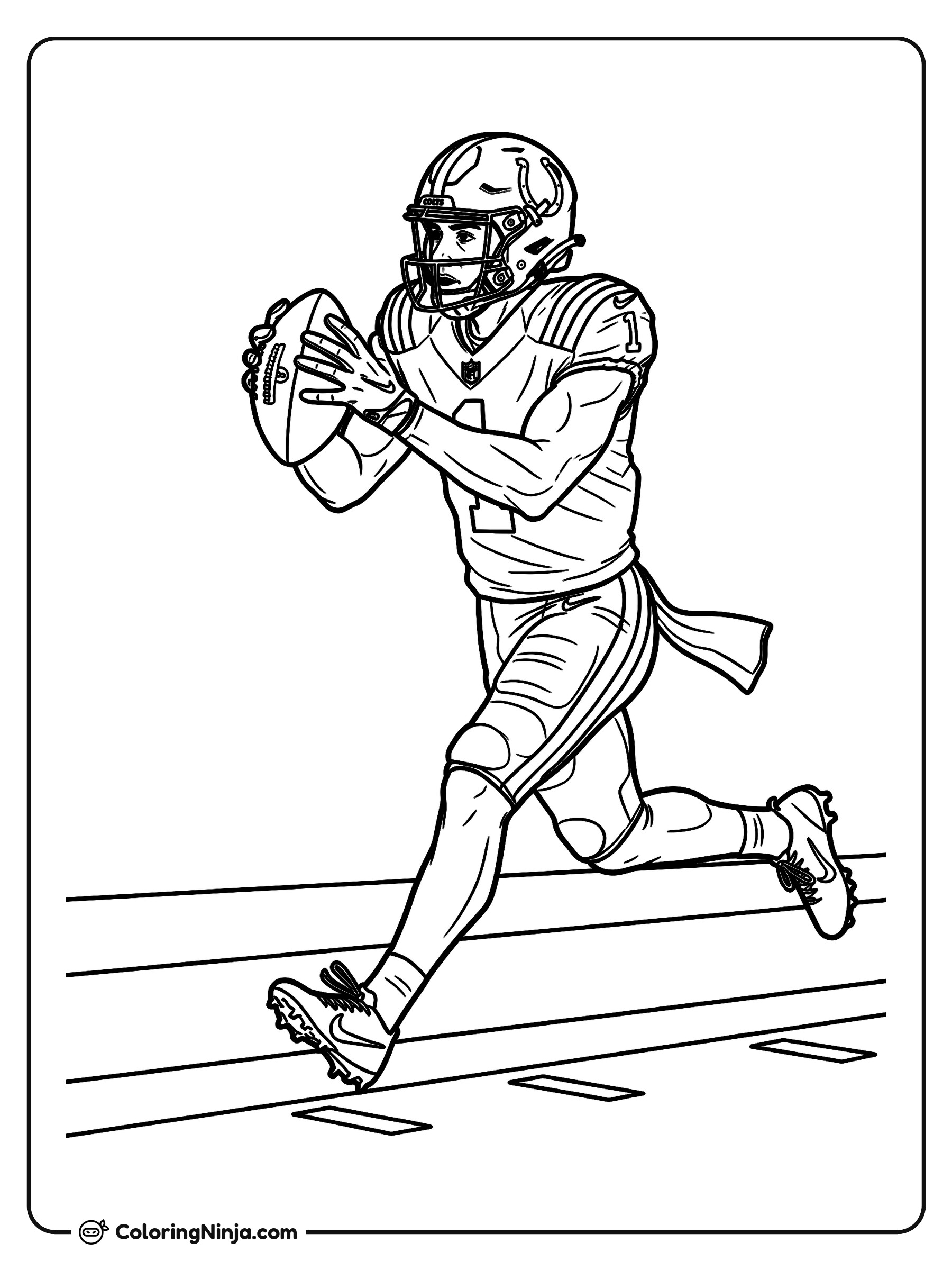 Intercepción de Sauce Gardner en la Banda: dibujo para colorear