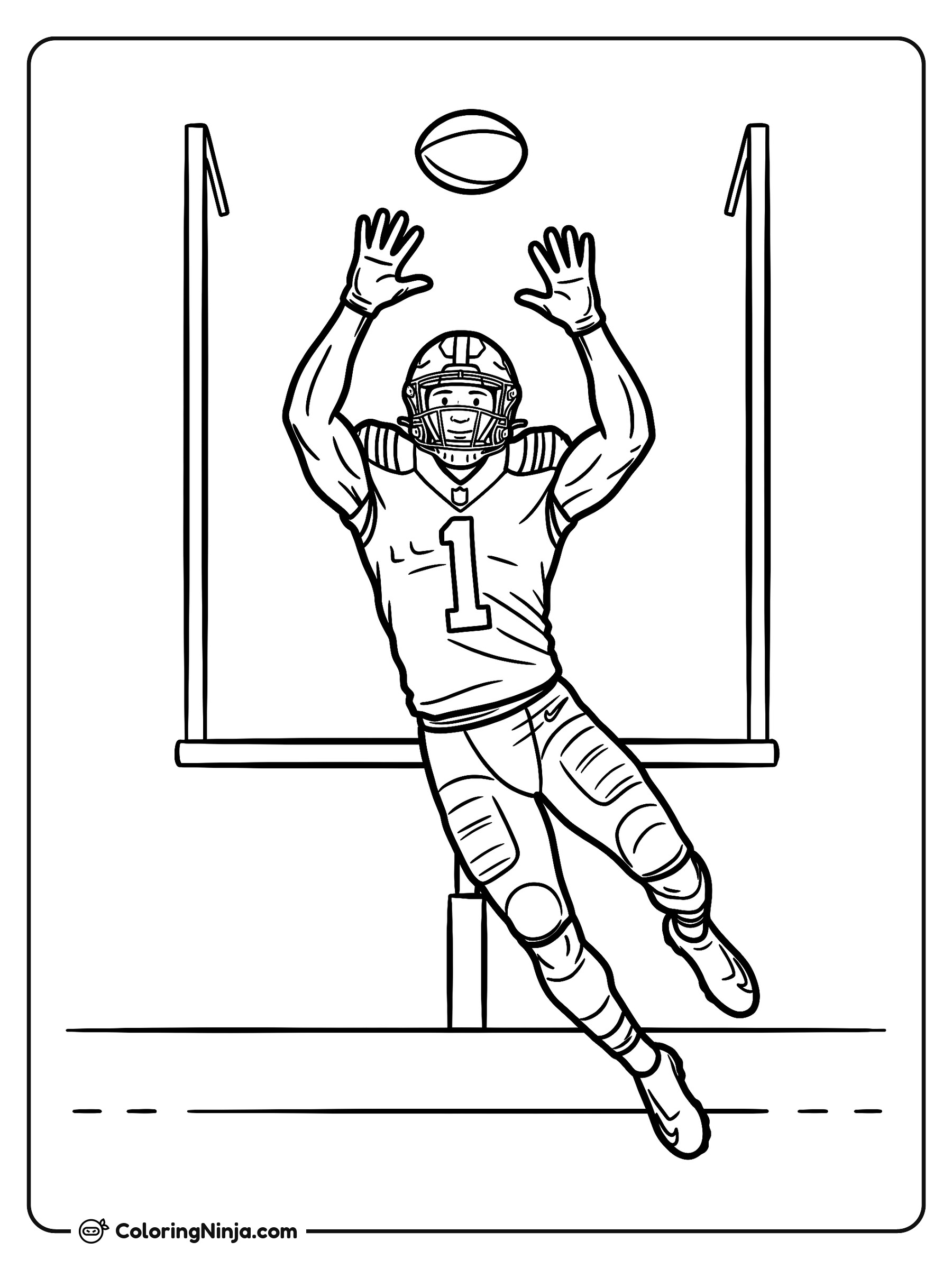 Sauce Gardner Desviando el Balón: dibujo para colorear