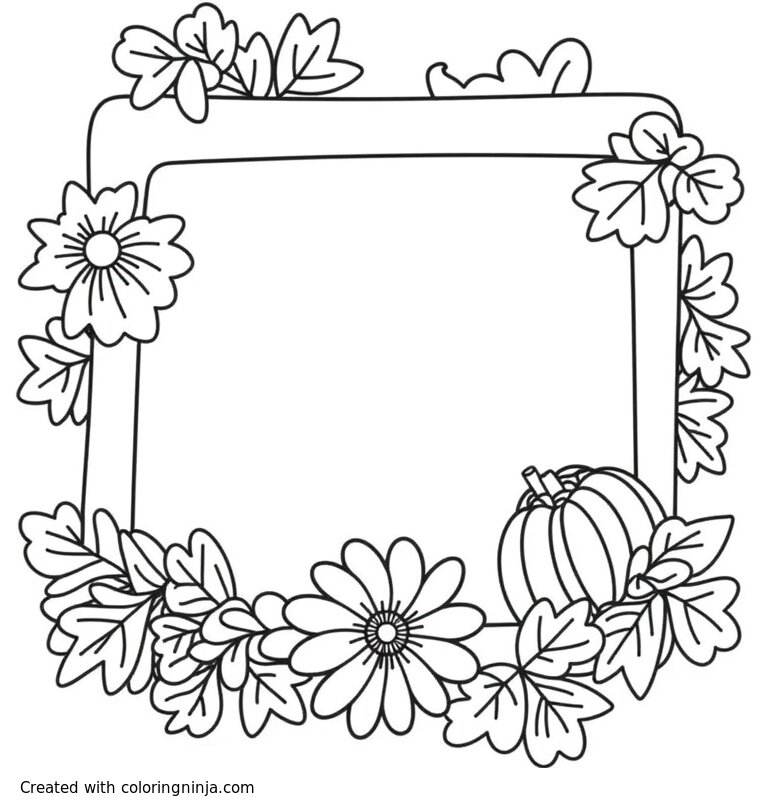 A coloring page of Summer coloring page