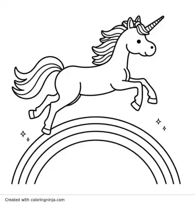 A coloring page of 