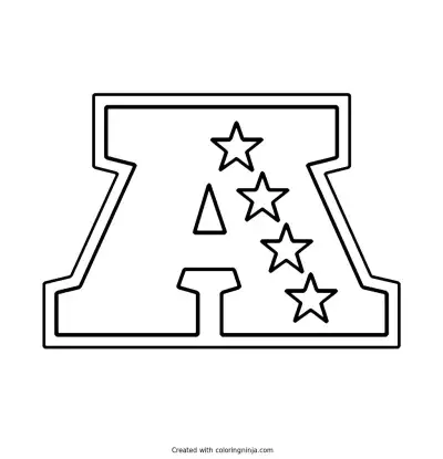 AFC Logo Coloring Page