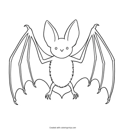 a Bat coloring page
