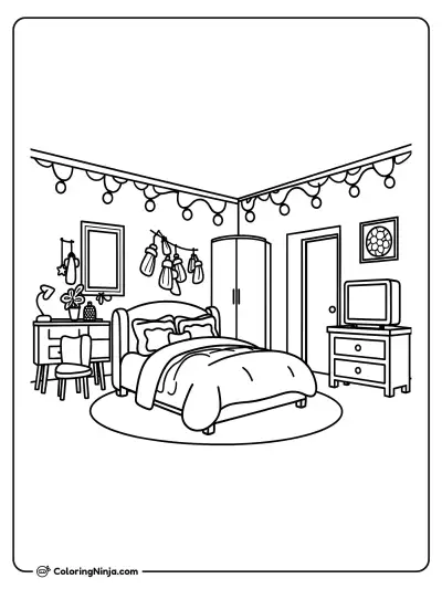Dormitorio acogedor de ensueño