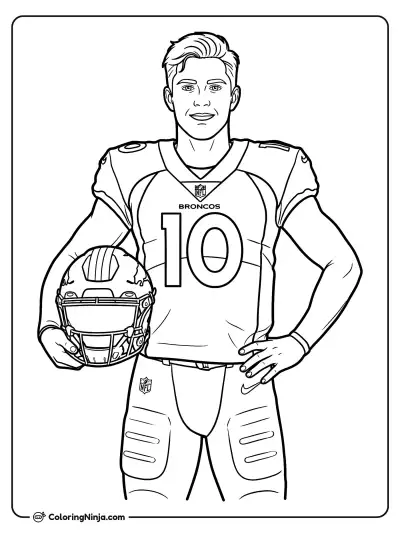 Retrato del jugador Bo Nix
