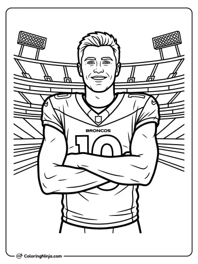 Bo Nix Listo para el Partido