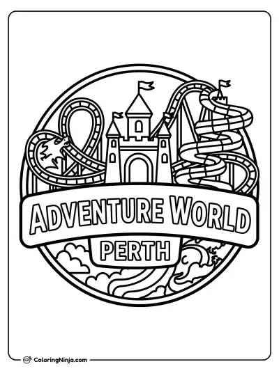 Logo del parque Adventure World Perth