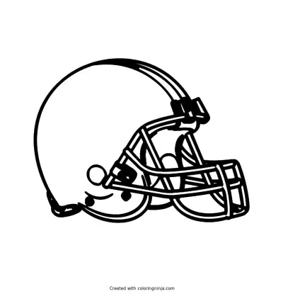 Cleveland Browns Logo Coloring Page