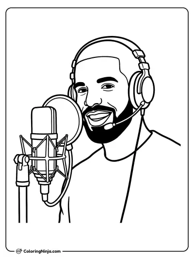 Drake en el estudio de grabación