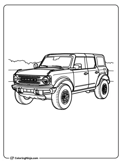 Camioneta todoterreno Ford Bronco