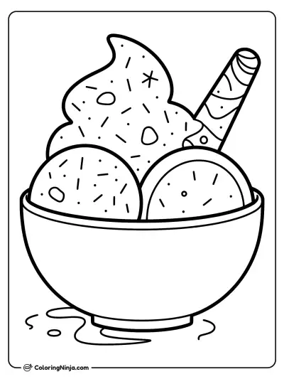 Tazón fantasía de helado