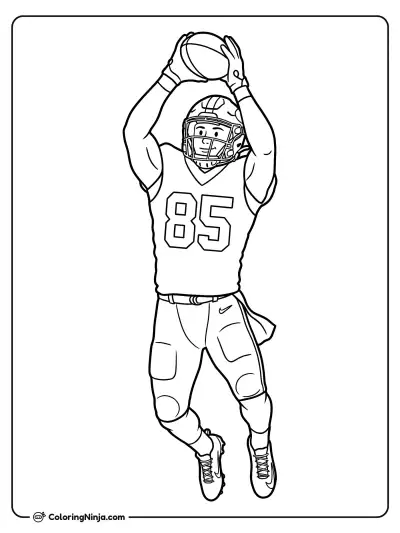 George Kittle Atrapando el Balón