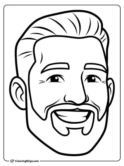 Rostro Sonriente de Giga Chad