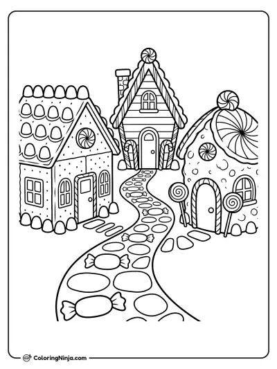 Villa de galletas de jengibre