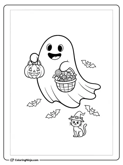 Halloween Coloring Page
