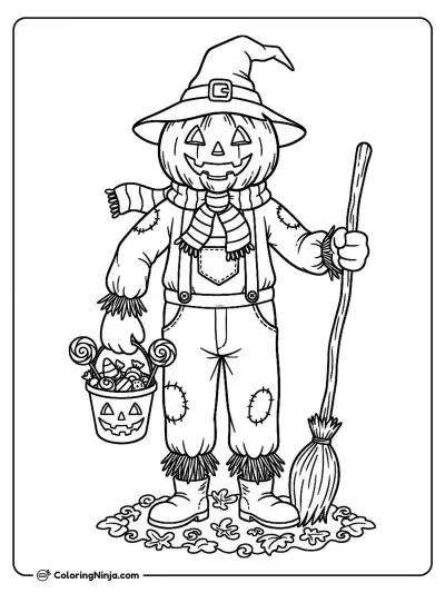 Halloween Coloring Page