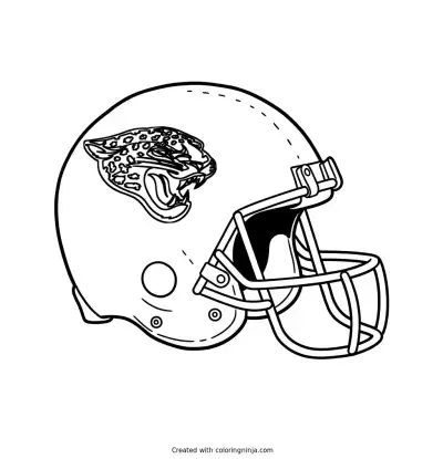 Casco de los Jacksonville Jaguars