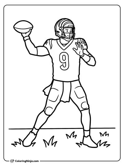 Pase Largo de Joe Burrow