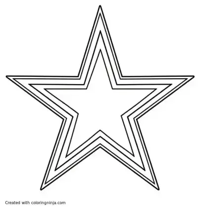 A coloring page of north queensland cowboys